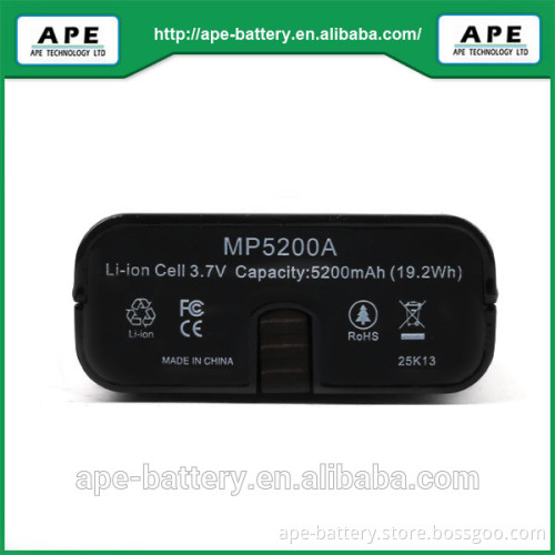 2 USB Output ports+Built-in output cable 5200mAh universal portable Power Bank for Smart phone and Tablet PC